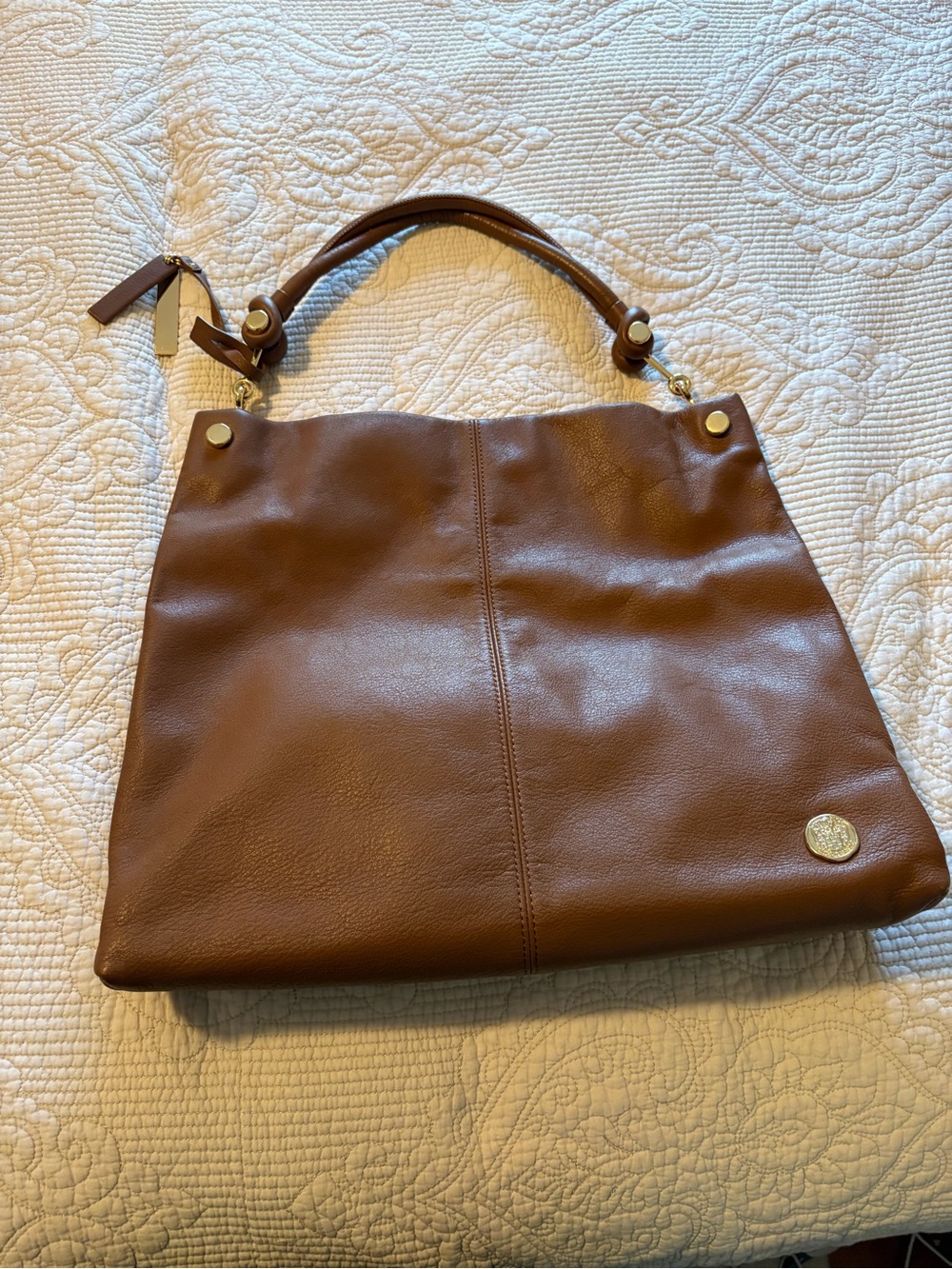 Vince Camuto Luggage Leather Handbag